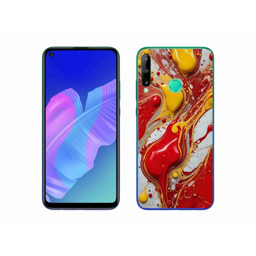 Gélový kryt mmCase na Huawei P40 Lite E - abstraktný motív 42
