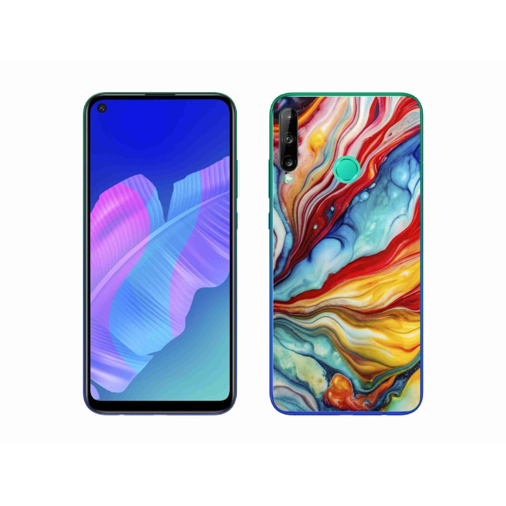 Gélový kryt mmCase na Huawei P40 Lite E - abstraktný motív 58