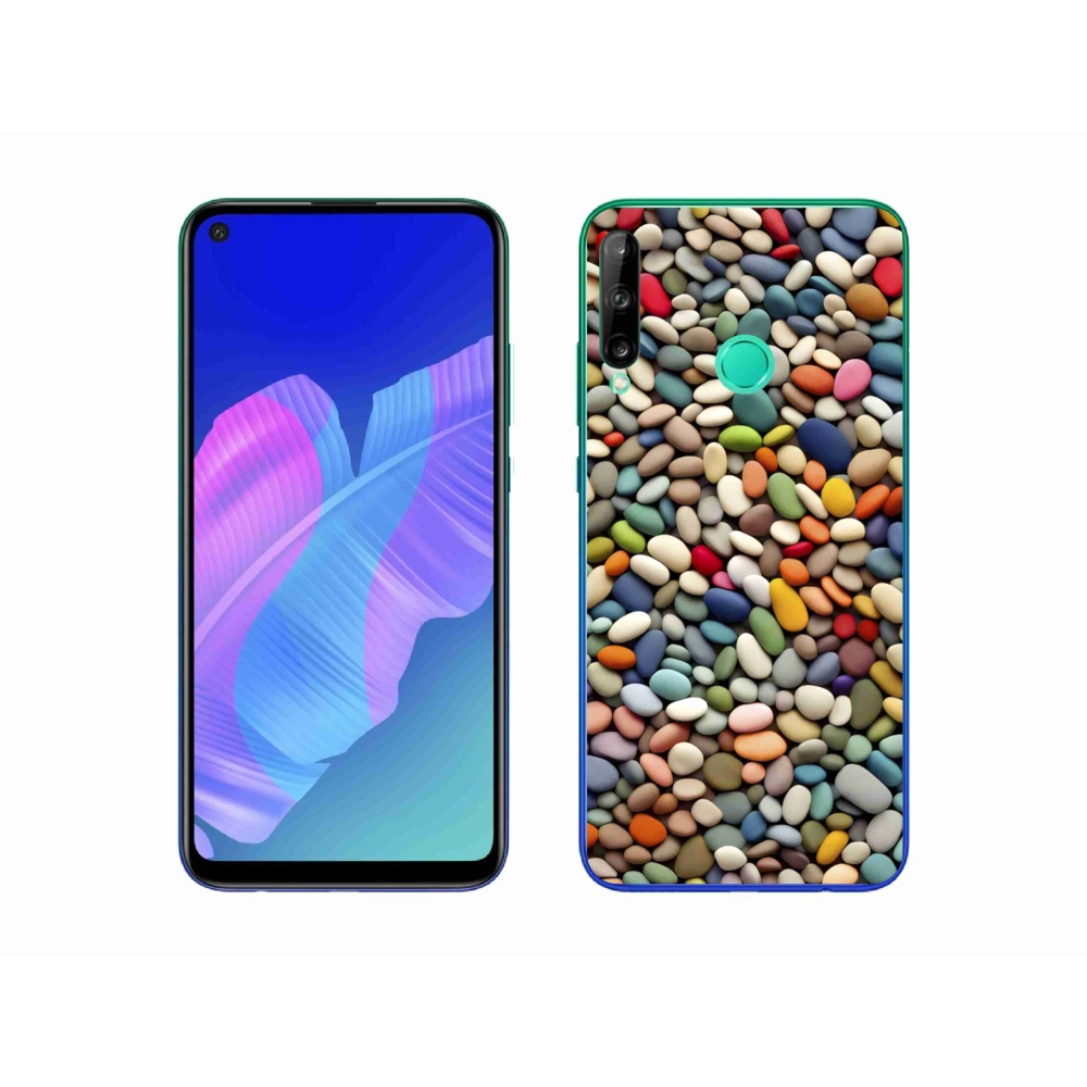 Gélový kryt mmCase na Huawei P40 Lite E - farebné kamienky 2