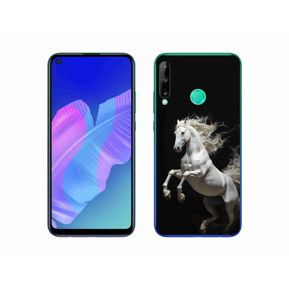 Gélový kryt mmCase na Huawei P40 Lite E - biely kôň 4