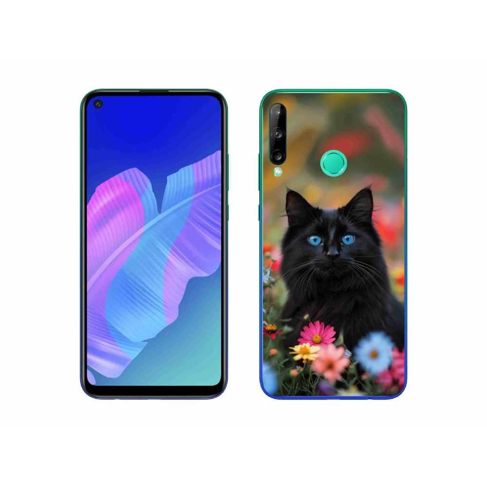 Gélový kryt mmCase na Huawei P40 Lite E - čierne mačiatko 4