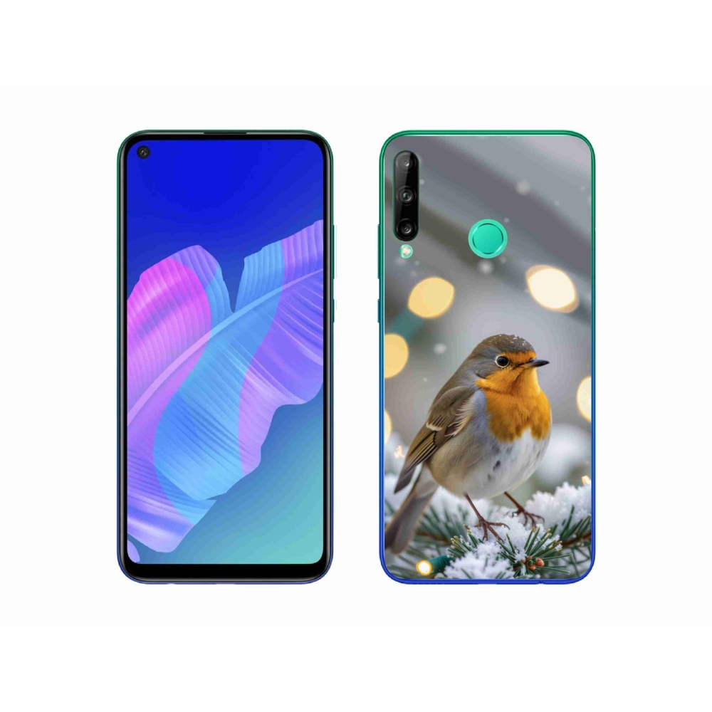 Gélový kryt mmCase na Huawei P40 Lite E - červienka v zime