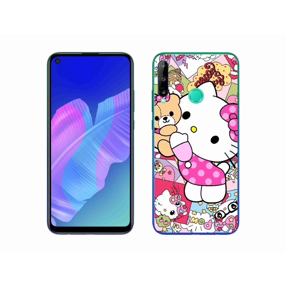 Gélový kryt mmCase na Huawei P40 Lite E - cute kitty