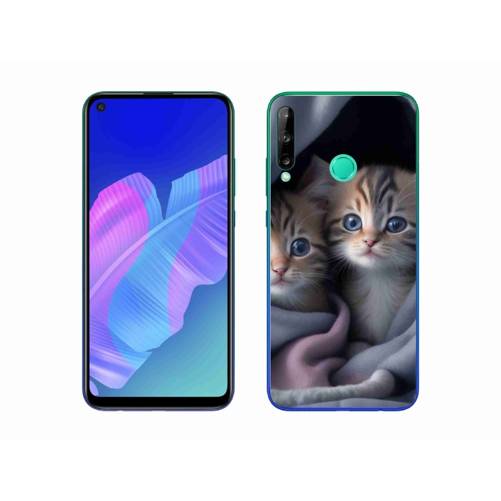 Gélový kryt mmCase na Huawei P40 Lite E - mačacie duo 2