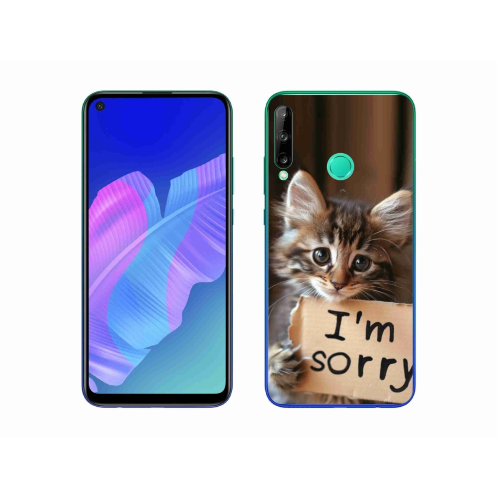 Gélový kryt mmCase na Huawei P40 Lite E - mačacie ospravedlnenie