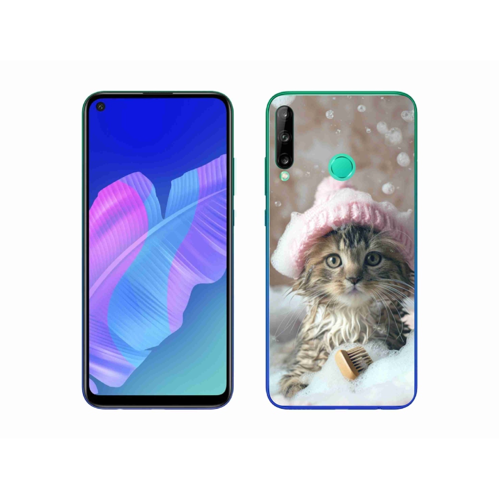 Gélový kryt mmCase na Huawei P40 Lite E - mačiatko a kúpeľ