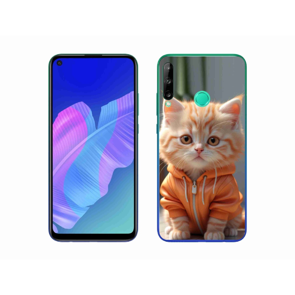 Gélový kryt mmCase na Huawei P40 Lite E - mačiatko v mikine