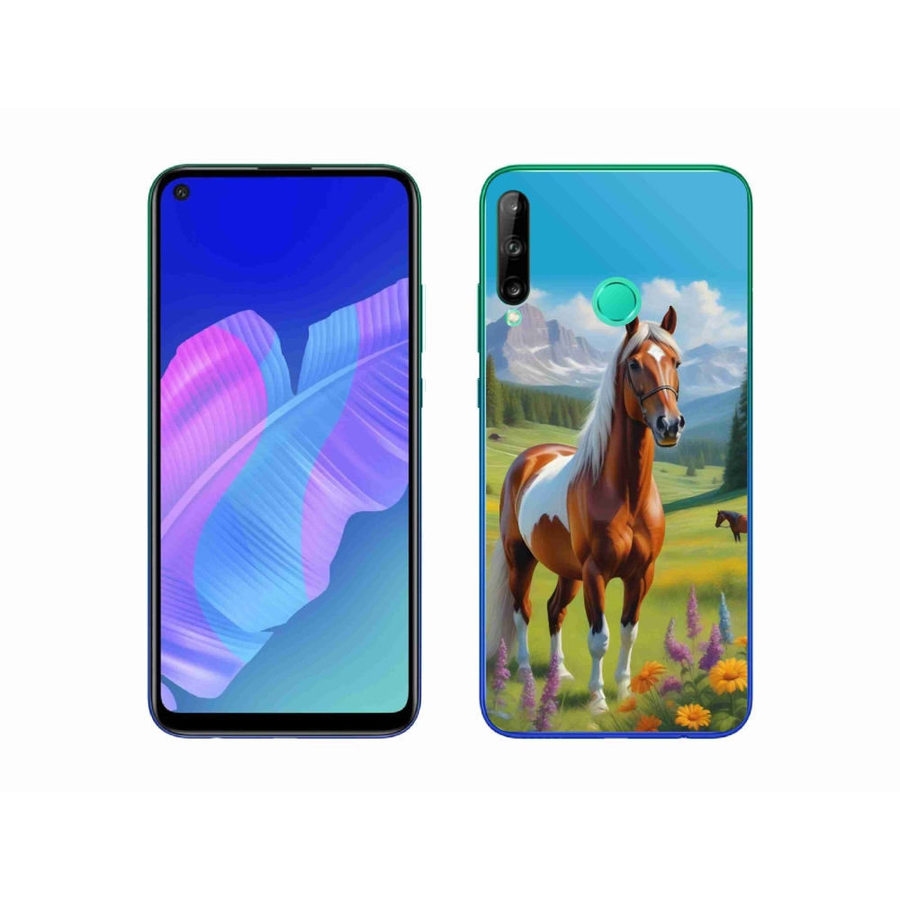 Gélový kryt mmCase na Huawei P40 Lite E - kôň na lúke