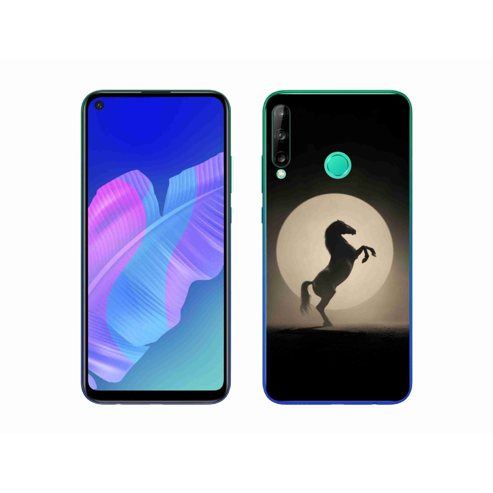 Gélový kryt mmCase na Huawei P40 Lite E - kôň v siluete