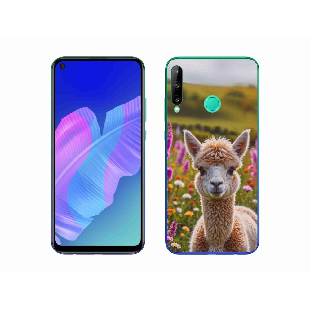 Gélový kryt mmCase na Huawei P40 Lite E - lama na lúke