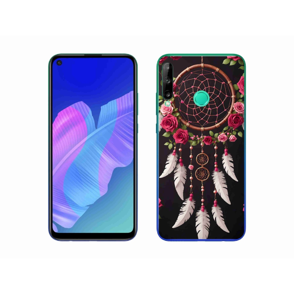 Gélový kryt mmCase na Huawei P40 Lite E - lapač snov s ružami
