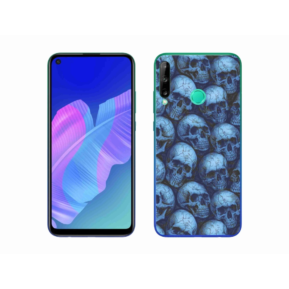 Gélový kryt mmCase na Huawei P40 Lite E - lebky
