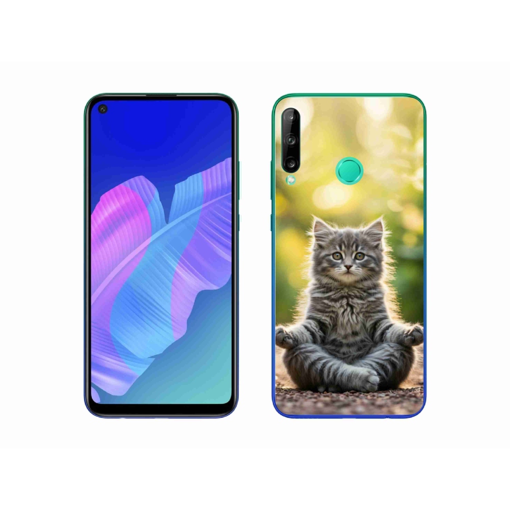 Gélový kryt mmCase na Huawei P40 Lite E - meditujúce mačiatko