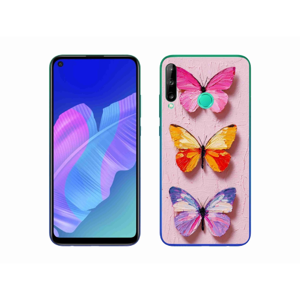 Gélový kryt mmCase na Huawei P40 Lite E - motýlia trojica