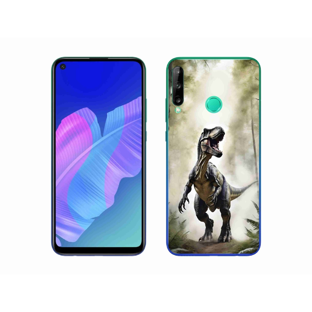 Gélový kryt mmCase na Huawei P40 Lite E - naštvaný T-Rex