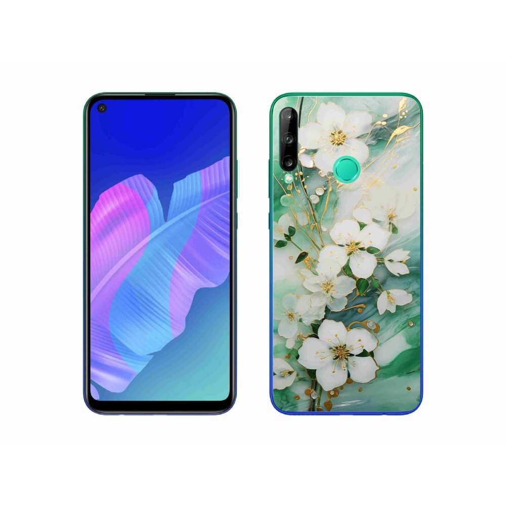 Gélový kryt mmCase na Huawei P40 Lite E - nežné kvety