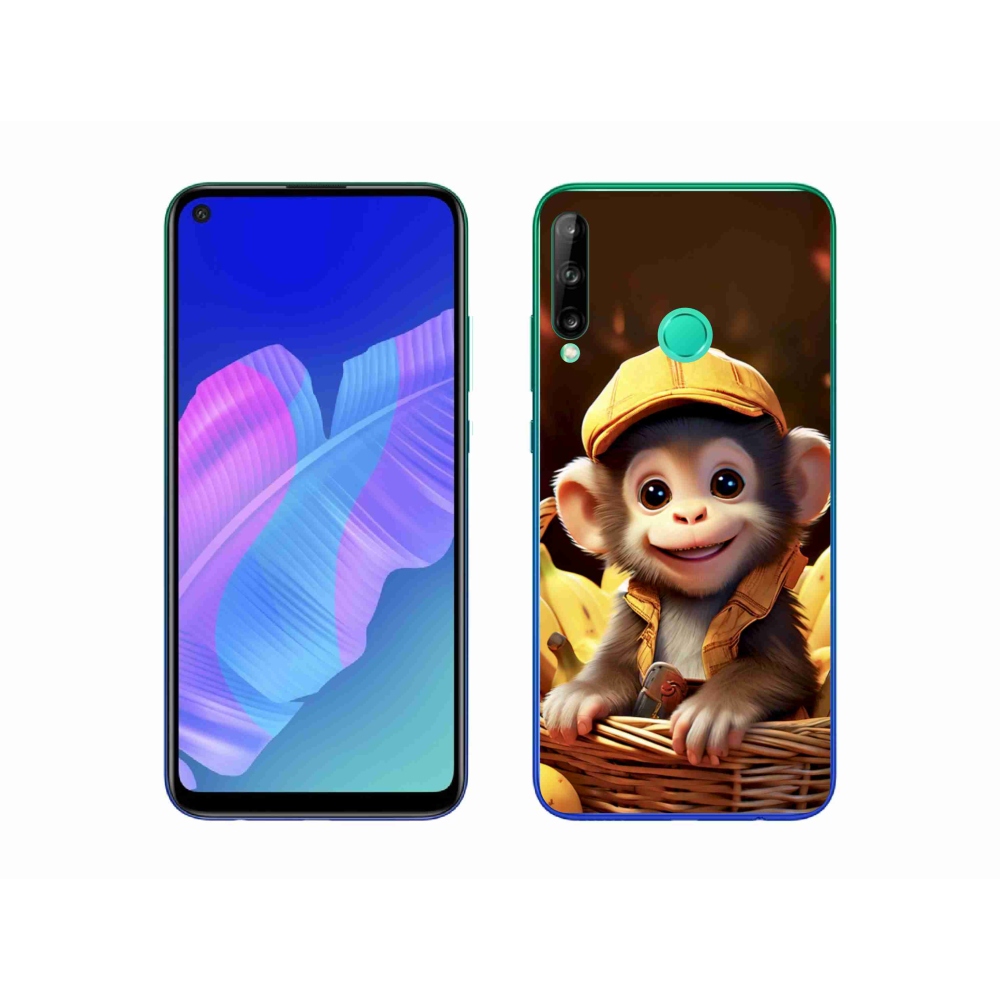 Gélový kryt mmCase na Huawei P40 Lite E - opice v košíku