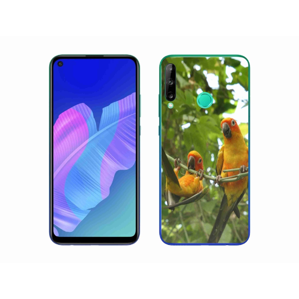 Gélový kryt mmCase na Huawei P40 Lite E - papagáje aratingy