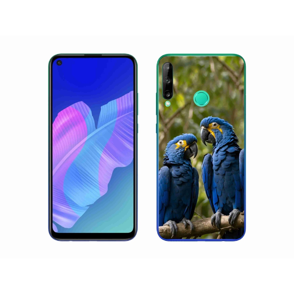 Gélový kryt mmCase na Huawei P40 Lite E - papagájové duo