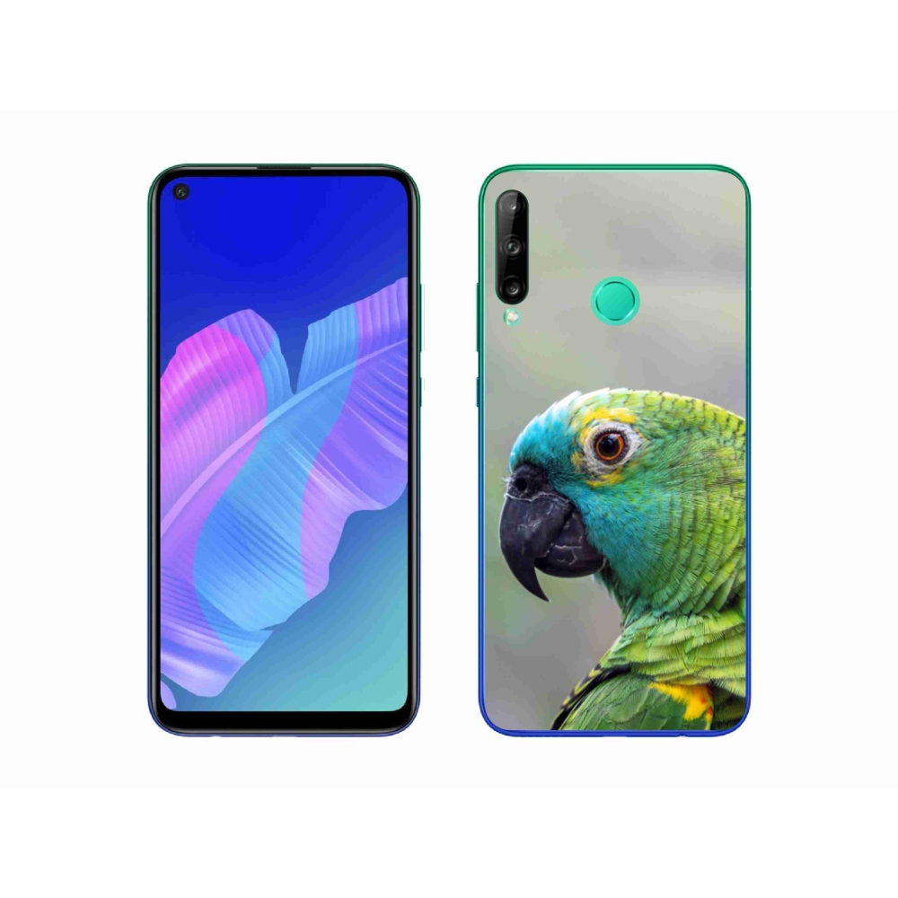 Gélový kryt mmCase na Huawei P40 Lite E - papagáj amazoňan