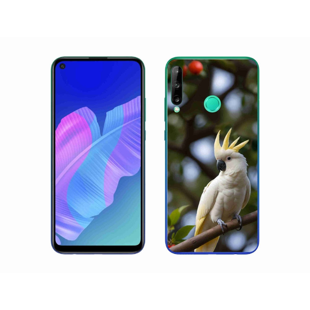 Gélový kryt mmCase na Huawei P40 Lite E - papagáj kakadu 3