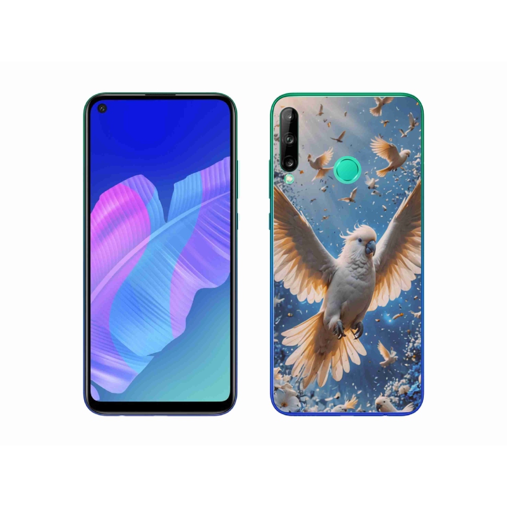 Gélový kryt mmCase na Huawei P40 Lite E - papagáj kakadu