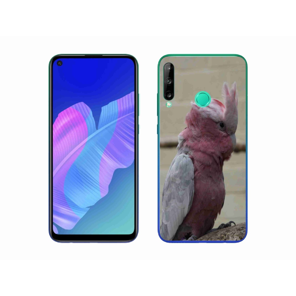 Gélový kryt mmCase na Huawei P40 Lite E - papagáj kakadu ružový