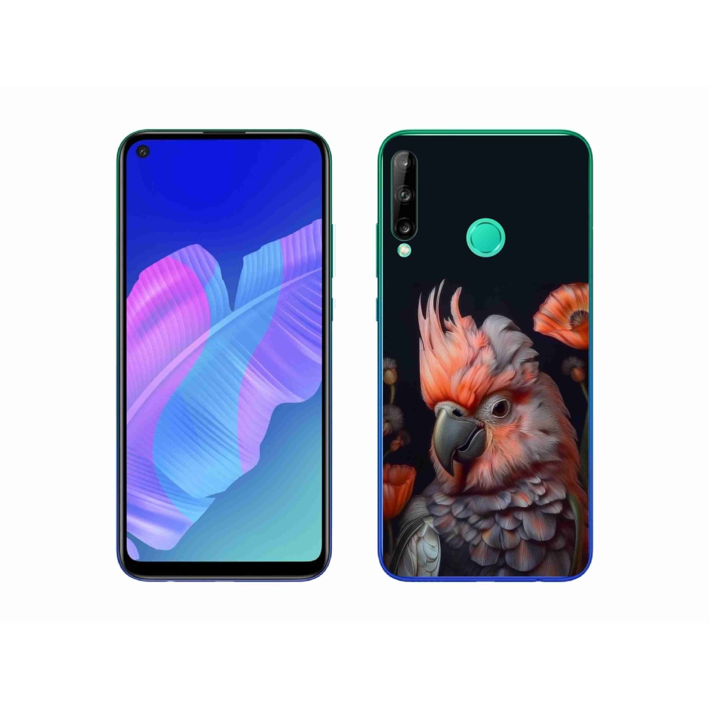 Gélový kryt mmCase na Huawei P40 Lite E - papagáj kakadu vo farbách
