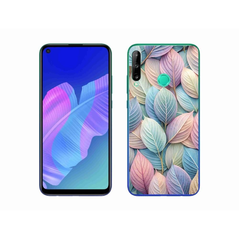 Gélový kryt mmCase na Huawei P40 Lite E - pastelové listy