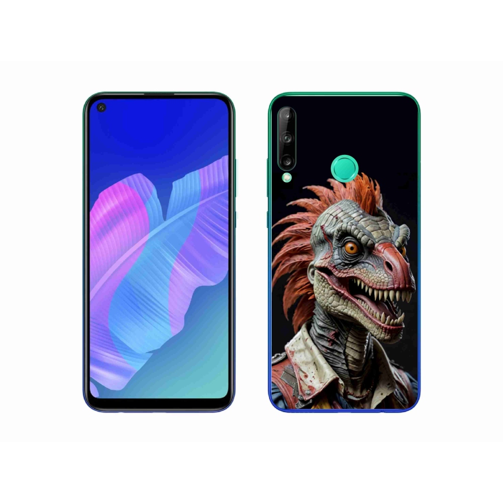 Gélový kryt mmCase na Huawei P40 Lite E - punk dinosaurus