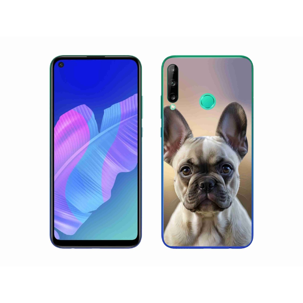 Gélový kryt mmCase na Huawei P40 Lite E - roztomilý francúzsky buldoček