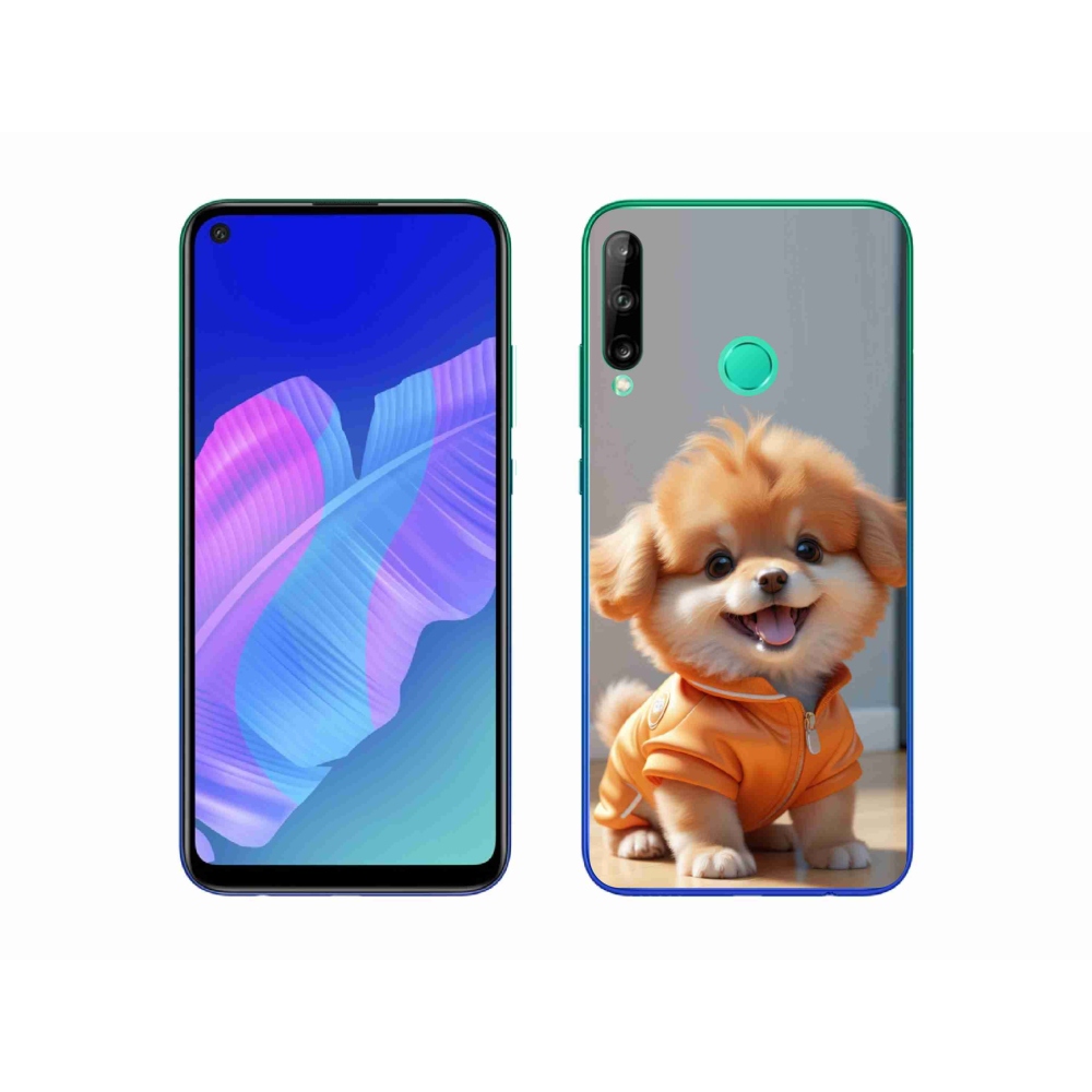 Gélový kryt mmCase na Huawei P40 Lite E - roztomilý pomeranian v mikine