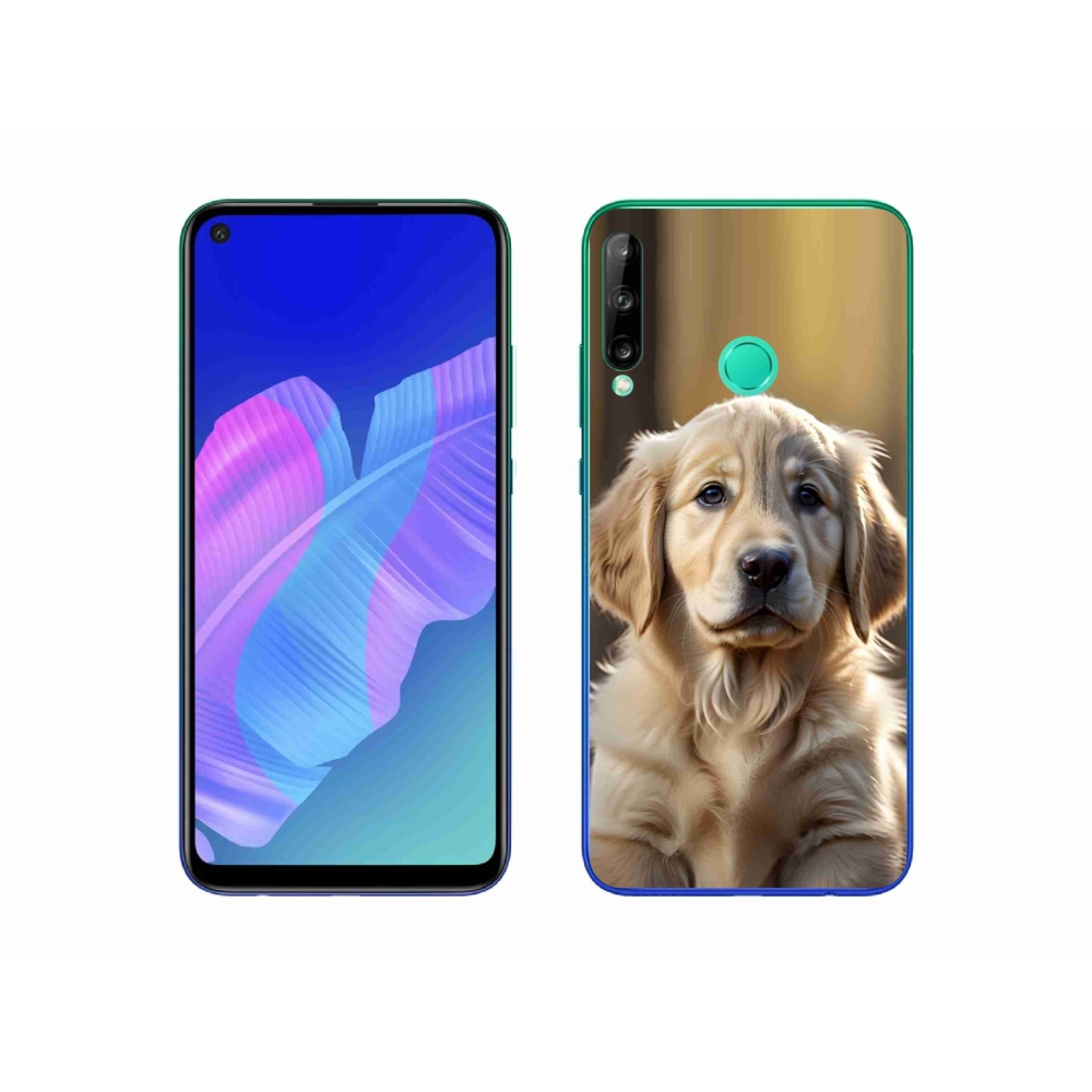 Gélový kryt mmCase na Huawei P40 Lite E - roztomilý zlatý retriever
