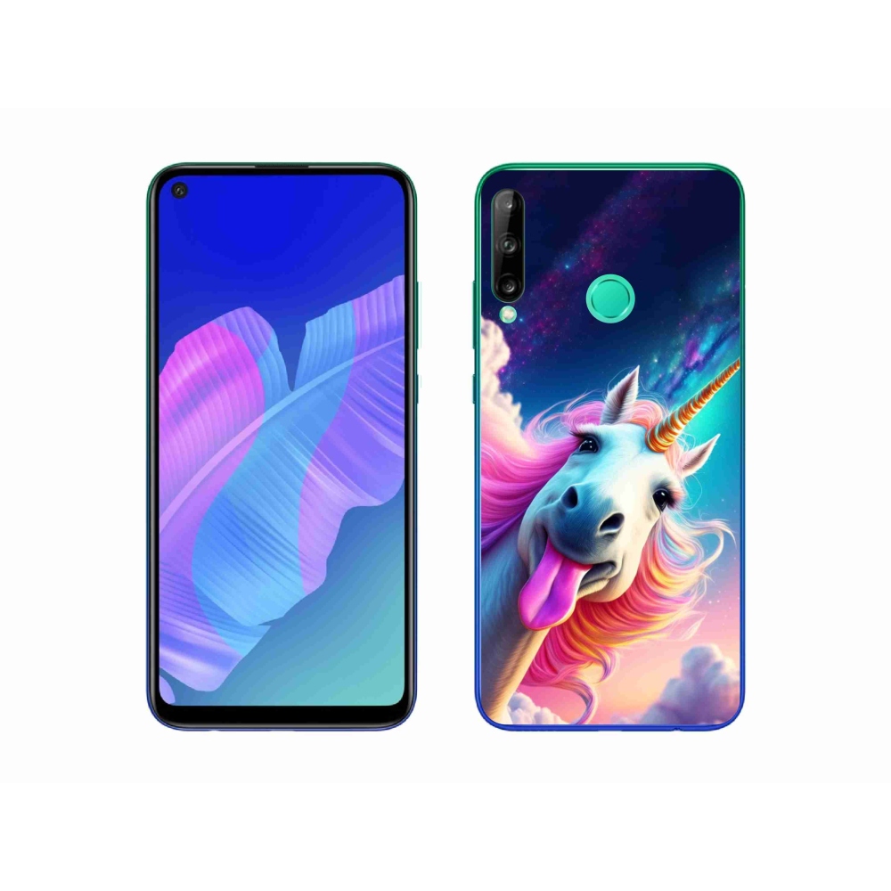 Gélový kryt mmCase na Huawei P40 Lite E - šialený jednorožec
