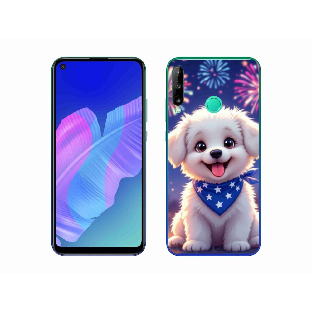 Gélový kryt mmCase na Huawei P40 Lite E - slávnostné šteňa
