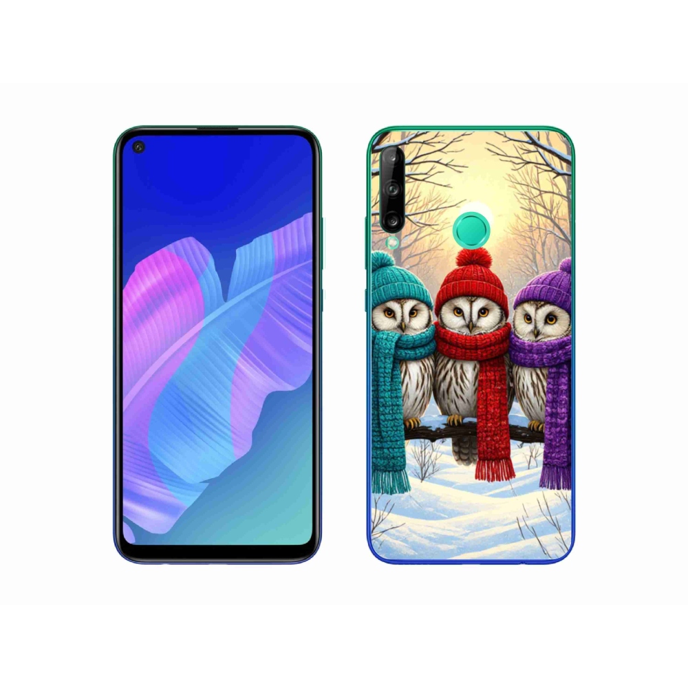 Gélový kryt mmCase na Huawei P40 Lite E - soví priatelia