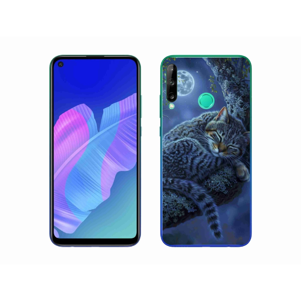 Gélový kryt mmCase na Huawei P40 Lite E - spiaca mačka