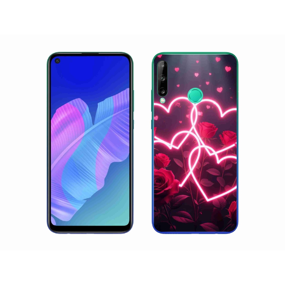 Gélový kryt mmCase na Huawei P40 Lite E - srdce lásky