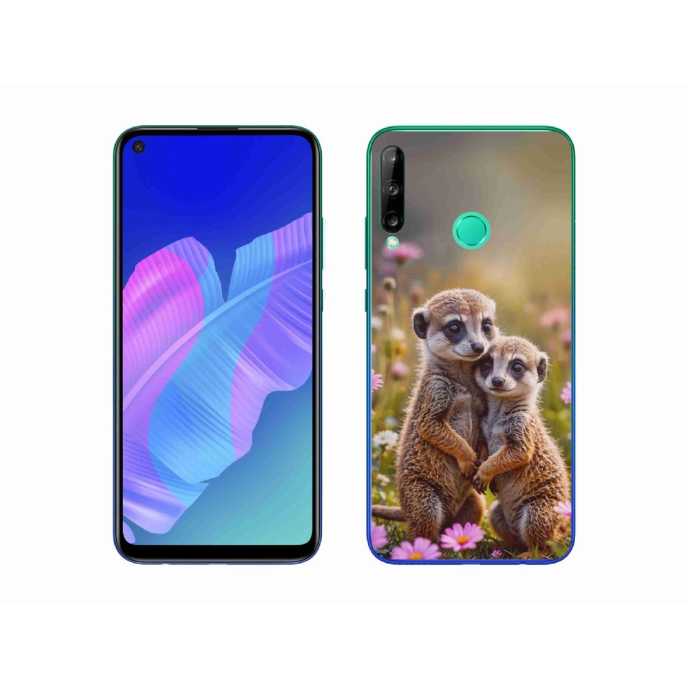 Gélový kryt mmCase na Huawei P40 Lite E - surikatí duo