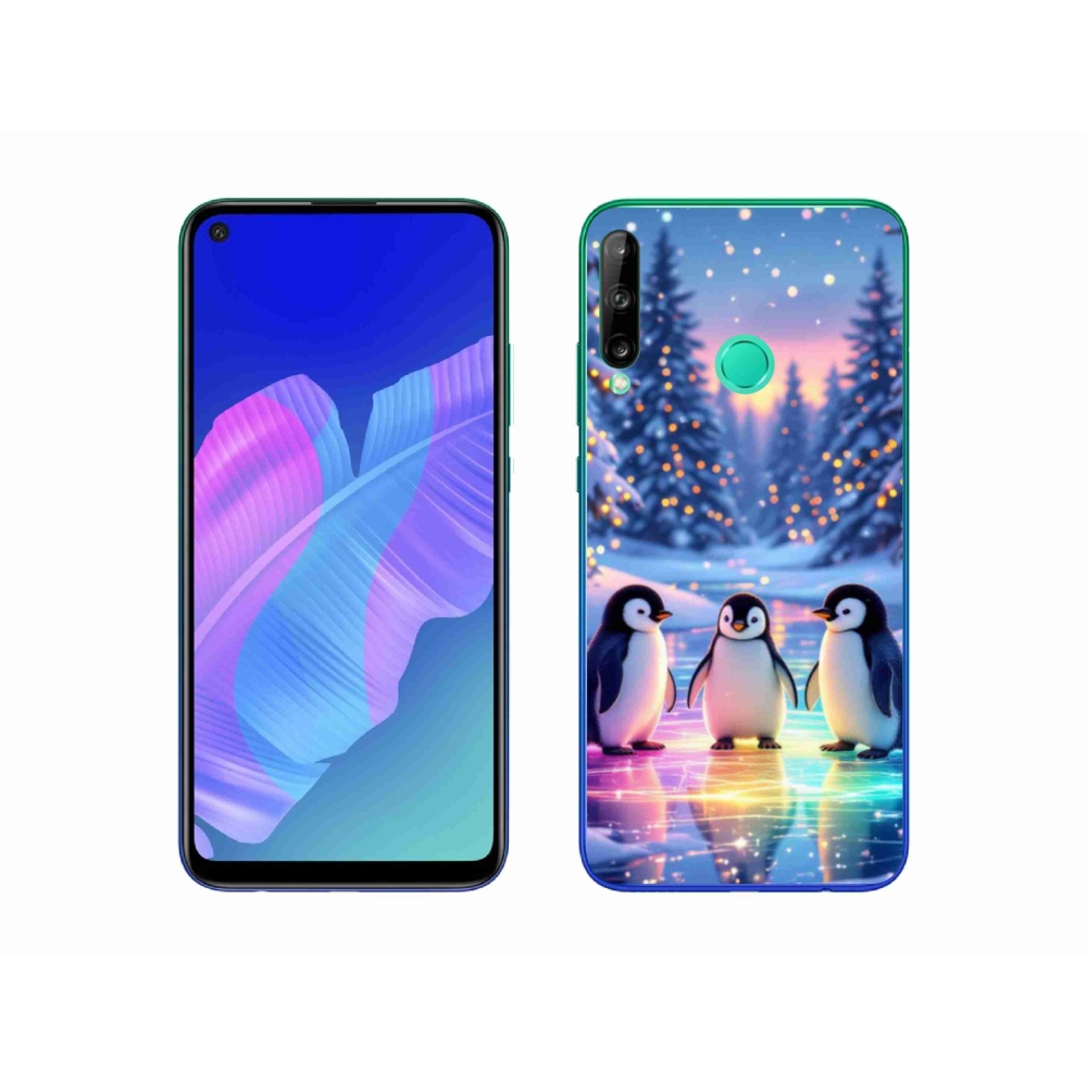 Gélový kryt mmCase na Huawei P40 Lite E - tučniaky