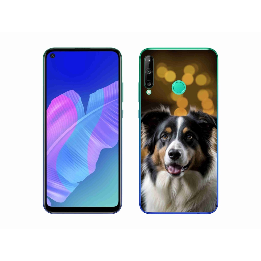 Gélový kryt mmCase na Huawei P40 Lite E - usmievavý austrálsky ovčiak