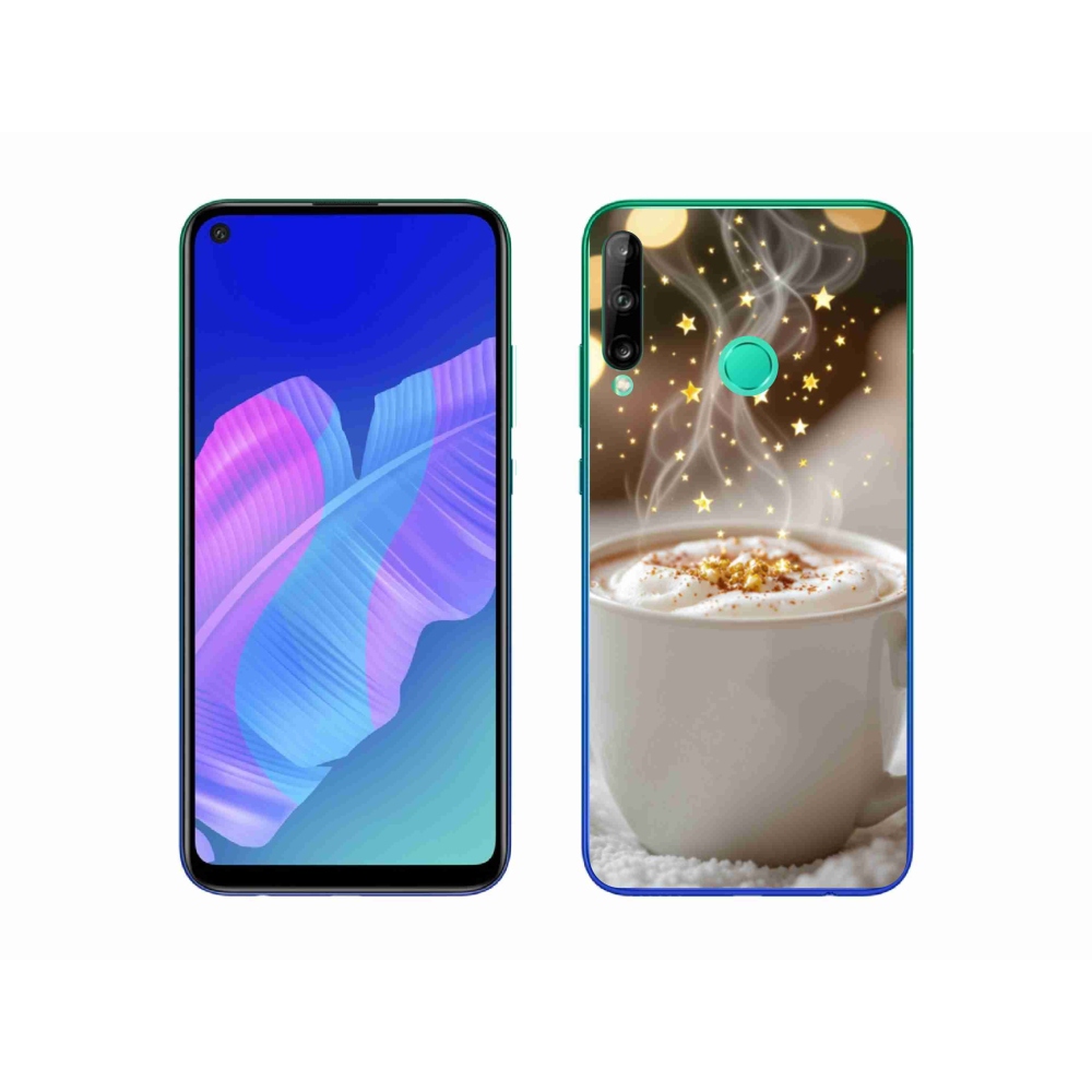 Gélový kryt mmCase na Huawei P40 Lite E - vianočný horúci nápoj