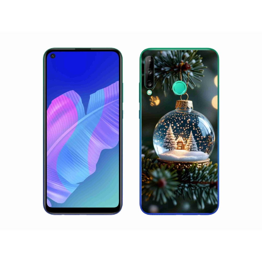 Gélový kryt mmCase na Huawei P40 Lite E - vianočné gule 2