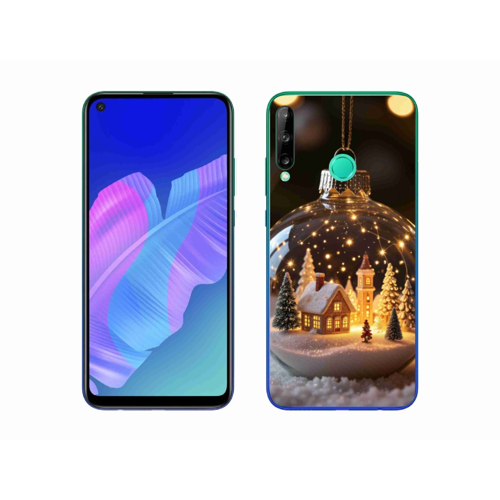 Gélový kryt mmCase na Huawei P40 Lite E - vianočné gule 3