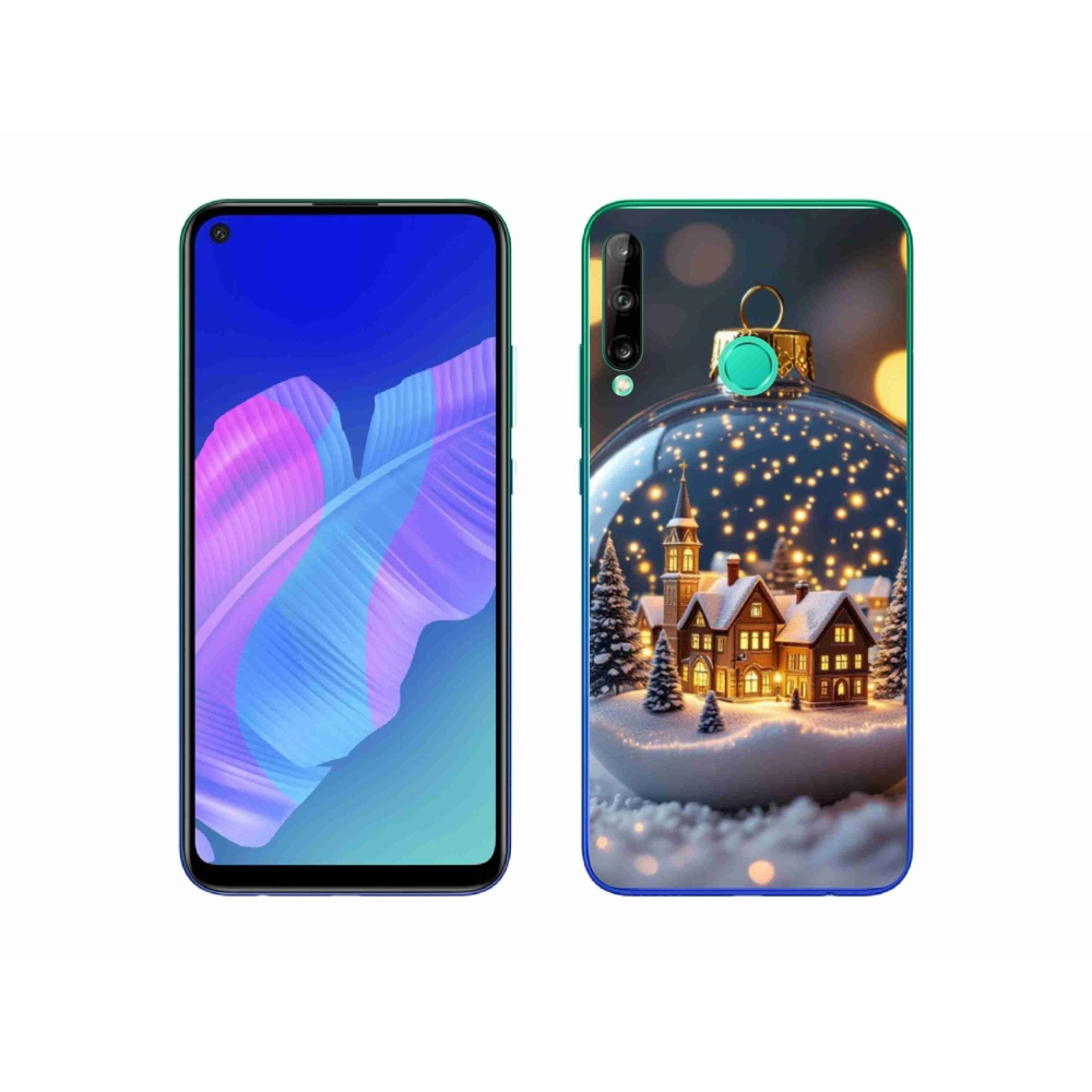 Gélový kryt mmCase na Huawei P40 Lite E - vianočné gule 4