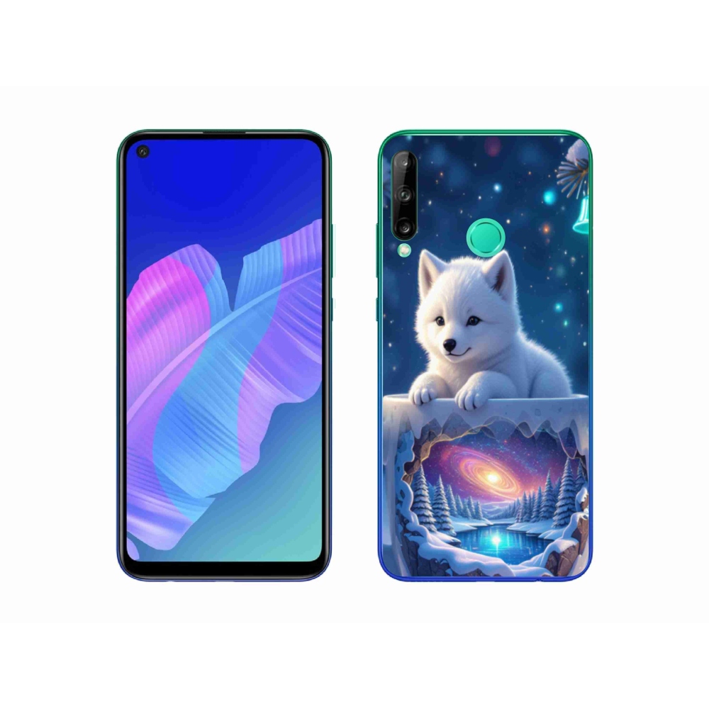 Gélový kryt mmCase na Huawei P40 Lite E - vianočné šteňa