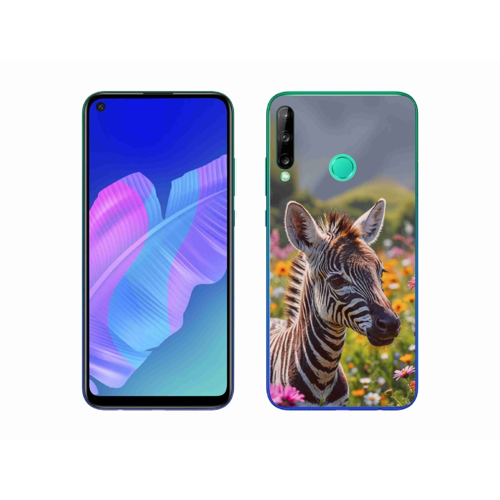 Gélový kryt mmCase na Huawei P40 Lite E - zebra na lúke