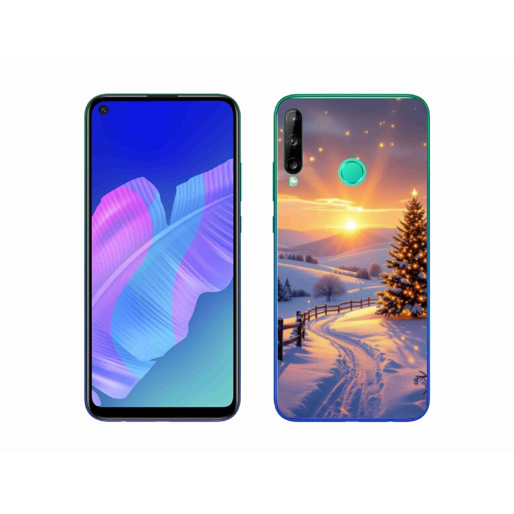 Gélový kryt mmCase na Huawei P40 Lite E - zimná krajina