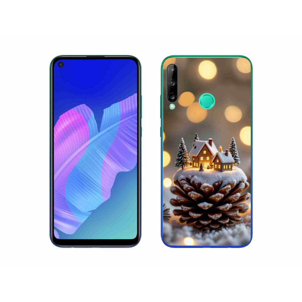 Gélový kryt mmCase na Huawei P40 Lite E - zimná dedinka