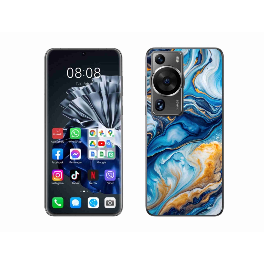 Gélový kryt mmCase na Huawei P60 Pro - abstraktný motív 34
